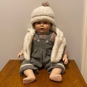 Cathay Collection realistic baby porcelain doll